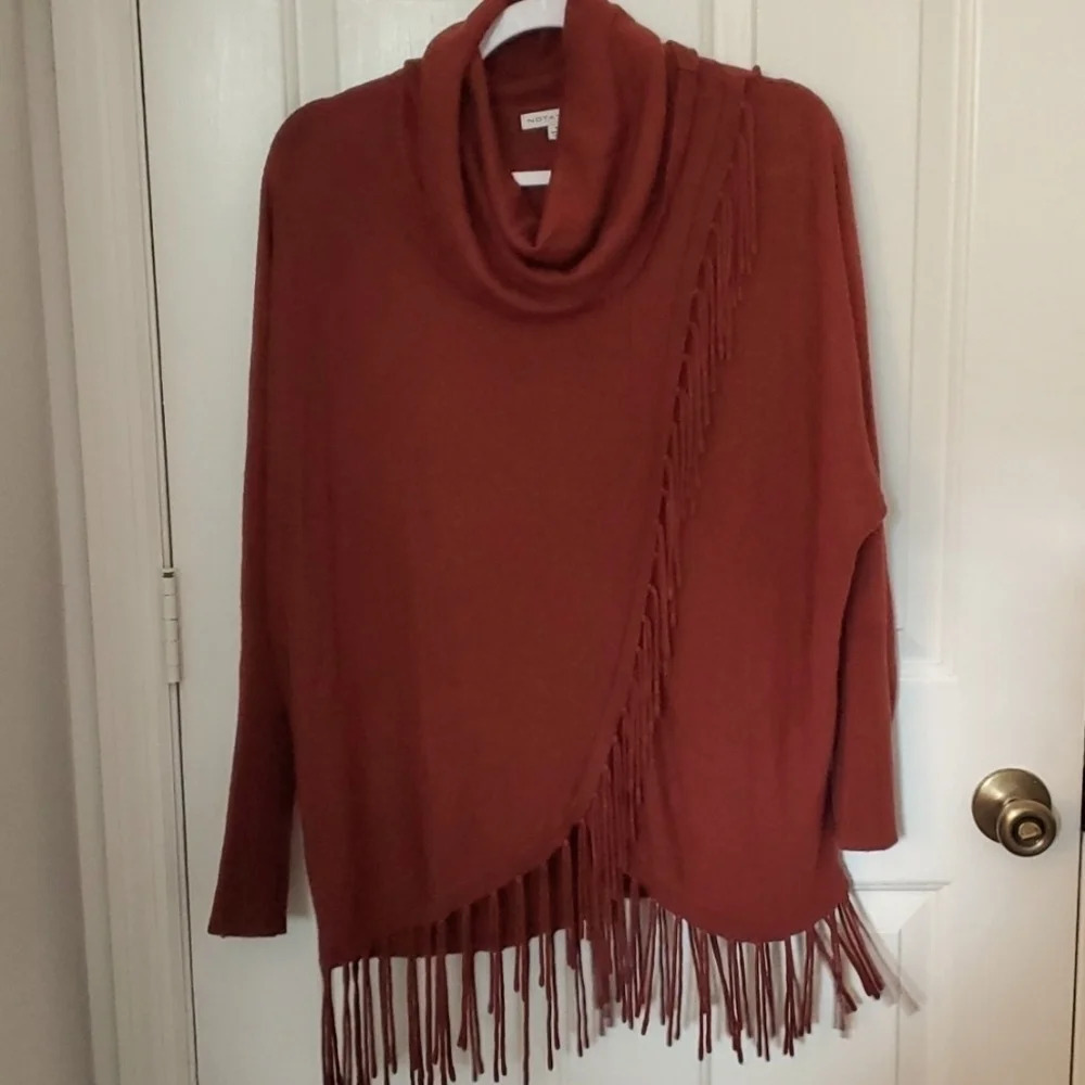Notions Womens Pull Over Long Sleeve Sweater